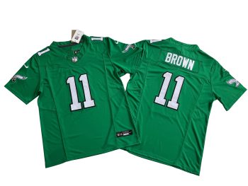 Philadelphia Eagles 11# A.J. Brown Vapor F.U.S.E. Limited Jersey Football jersey MEN WOEMN YOUTH S-6XL SIZE
