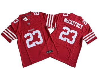 San Francisco 49ers 23 Christian McCaffrey yyth MEN WOMEN YOUTH S-6XL SIZE