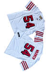 49人54号复古白色传奇三代球衣–San Francisco 49ers 54_ Fred Warner Nike