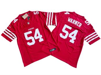 San Francisco 49ers 54 Fred Warner MEN WOMEN YOUTH S-6XL SIZE