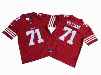 San Francisco 49ers 71 Trent Williams yythkg MEN WOMEN YOUTH S-6XL SIZE