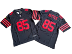49人85号黑色传奇三代球衣–San Francisco 49ers 85_ George Kittle Nike