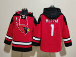 Arizona Cardinals 1# MURRAY stitched hoodie MEN WOMEN YOUTH S-6XL SIZE