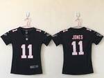 Atlanta Falcons 11 JONES black stitched football jersey MEN WOMEN YOUTH S-6XL SIZE