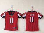 Atlanta Falcons 11 JONES red stitched football jersey