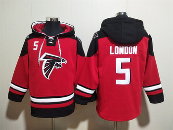 Atlanta Falcons 5# LONDON  stitched hoodie jersey MEN WOMEN YOUTH S-6XL SIZE