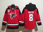Atlanta Falcons 8# PITTS  stitched hoodie jersey MEN WOMEN YOUTH S-6XL SIZE