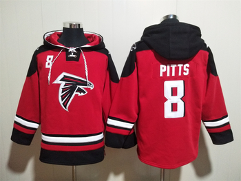 Atlanta Falcons 8# PITTS  stitched hoodie jersey MEN WOMEN YOUTH S-6XL SIZE