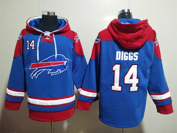 Buffalo Bills 14# Stefon Diggs stitched hoodie MEN WOMEN YOUTH S-6XL SIZE