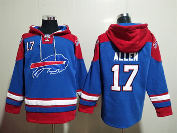 Buffalo Bills 17# Josh Allen stitched hoodie MEN WOMEN YOUTH S-6XL SIZE