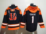 Cincinnati Bengals 1# CHASE stitched hoodie MEN WOMEN YOUTH S-6XL SIZE