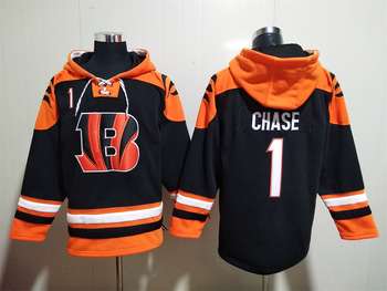 Cincinnati Bengals 1# CHASE stitched hoodie MEN WOMEN YOUTH S-6XL SIZE