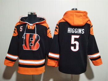 Cincinnati Bengals 5# HIGGINS stitched hoodie MEN WOMEN YOUTH S-6XL SIZE