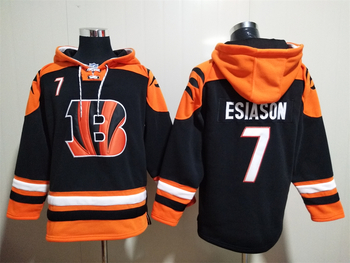 Cincinnati Bengals 7# ESIASON stitched hoodie MEN WOMEN YOUTH S-6XL SIZE