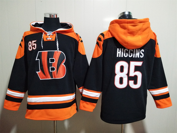 Cincinnati Bengals 85# HIGGINS stitched hoodie MEN WOMEN YOUTH S-6XL SIZE