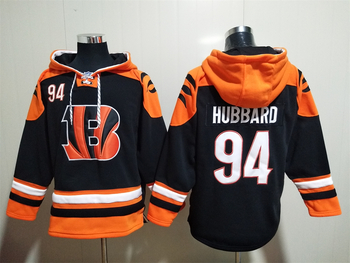 Cincinnati Bengals 94# HUBBARD stitched hoodie MEN WOMEN YOUTH S-6XL SIZE