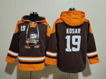 Cleveland Browns 19# KOSAR stitched hoodie MEN WOMEN YOUTH S-6XL SIZE