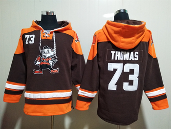 Cleveland Browns 73# THOMAS stitched hoodie MEN WOMEN YOUTH S-6XL SIZE