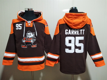Cleveland Browns 95# GARRETT stitched hoodie MEN WOMEN YOUTH S-6XL SIZE