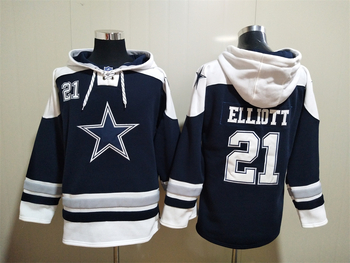 Dallas Cowboys 21# ELLIOTT stitched hoodie MEN WOMEN YOUTH S-6XL SIZE