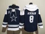 Dallas Cowboys 8# AIKMAN stitched hoodie MEN WOMEN YOUTH S-6XL SIZE