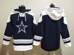 Dallas Cowboys blank version stitched hoodie