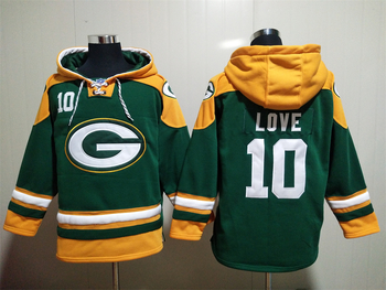 Green Bay Packers 10# Jordan Love stitched hoodie MEN WOMEN YOUTH S-6XL SIZE