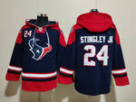 Houston Texans 24# STINGLEY JR stitched hoodie