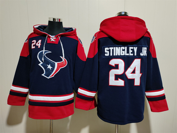 Houston Texans 24# STINGLEY JR stitched hoodie MEN WOMEN YOUTH S-6XL SIZE