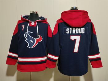 Houston Texans 7# C.J. Stroud stitched hoodie MEN WOMEN YOUTH S-6XL SIZE