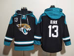 Jacksonville Jaguars 13# KIRX stitched hoodie MEN WOMEN YOUTH S-6XL SIZE