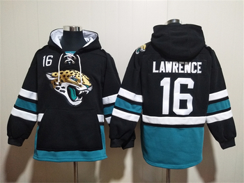 Jacksonville Jaguars 16# Trevor Lawrence stitched hoodie with pocket MEN WOMEN YOUTH S-6XL SIZE