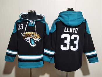 Jacksonville Jaguars 33# LLOYD stitched hoodie MEN WOMEN YOUTH S-6XL SIZE