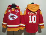 Kansas City 10# Isiah Pacheco stitched hoodie
