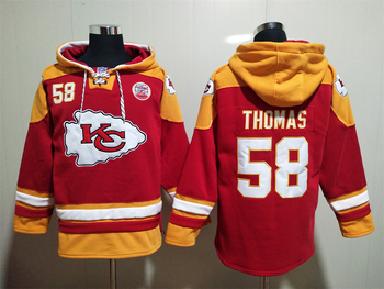 Kansas City 58# THOMAS stitched hoodie MEN WOMEN YOUTH S-6XL SIZE