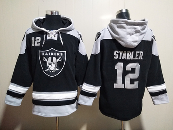 Las Vegas Raiders 12# STABLER stitched hoodie MEN WOMEN YOUTH S-6XL SIZE