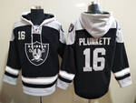 Las Vegas Raiders 16# PLUNKETT stitched hoodie MEN WOMEN YOUTH S-6XL SIZE