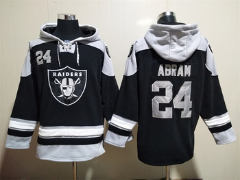 Las Vegas Raiders 24# ABRAM stitched hoodie MEN WOMEN YOUTH S-6XL SIZE