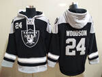 Las Vegas Raiders 24# WOODSON stitched hoodie MEN WOMEN YOUTH S-6XL SIZE