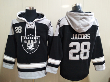 Las Vegas Raiders 28# JACOBOS stitched hoodie MEN WOMEN YOUTH S-6XL SIZE
