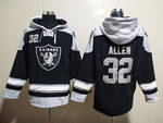 Las Vegas Raiders 32# ALLEN stitched hoodie
