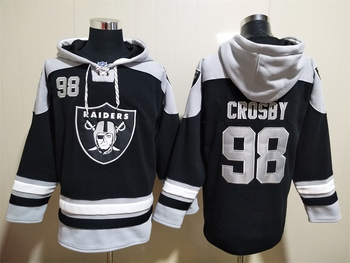 Las Vegas Raiders 98# Maxx Crosby stitched hoodie MEN WOMEN YOUTH S-6XL SIZE