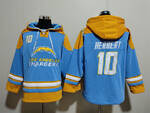 Los Angeles Chargers 10# Justin Herbert stitched hoodie MEN WOMEN YOUTH S-6XL SIZE