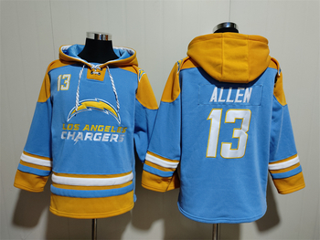 Los Angeles Chargers 13# ALLEN stitched hoodie MEN WOMEN YOUTH S-6XL SIZE