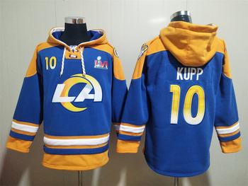 Los Angeles Rams 10# Cooper Kupp stitched hoodie MEN WOMEN YOUTH S-6XL SIZE