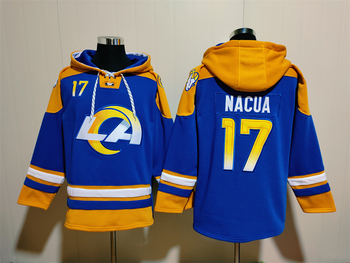 Los Angeles Rams 17# Puka Nacua stitched hoodie MEN WOMEN YOUTH S-6XL SIZE