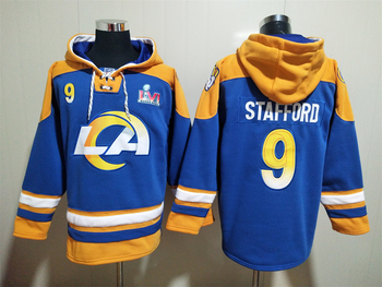 Los Angeles Rams 9# Matthew Stafford stitched hoodie MEN WOMEN YOUTH S-6XL SIZE