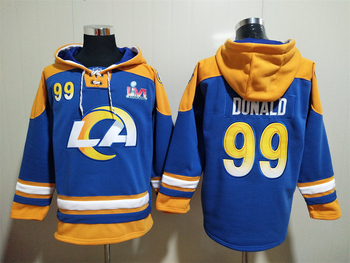 Los Angeles Rams 99# DONALD stitched hoodie MEN WOMEN YOUTH S-6XL SIZE