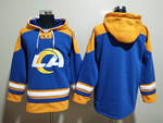 Los Angeles Rams blank version stitched hoodie