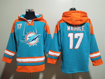 Miami Dolphins 17# Jaylen Waddle stitched hoodie MEN WOMEN YOUTH S-6XL SIZE